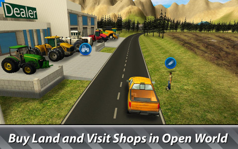 اسکرین شات 2 بازی 🚜 Farm Simulator: Hay Tycoon