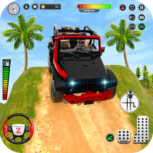 اسکرین شات 1 برنامه Offroad Jeep SUV Driving Games