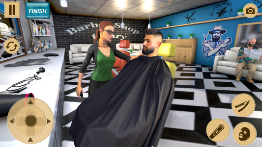 اسکرین شات 1 بازی Barber Shop 3d Hair Cut Games