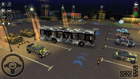 اسکرین شات 3 بازی Offroad Army Bus Offline Games