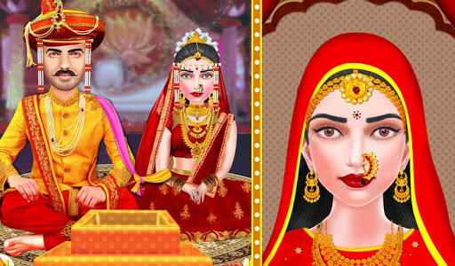 اسکرین شات 4 بازی Royal Indian Wedding Girl Beauty Makeover Game