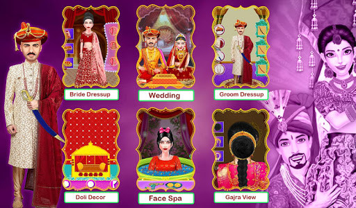 اسکرین شات 7 بازی Royal Indian Wedding Girl Beauty Makeover Game