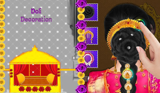 اسکرین شات 3 بازی Royal Indian Wedding Girl Beauty Makeover Game