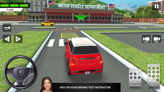 اسکرین شات 1 بازی Car Driving & Parking School