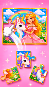 اسکرین شات 4 بازی Unicorn Coloring Girl Games
