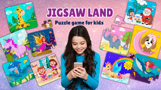 اسکرین شات 1 بازی Kids Puzzles Game Girls & Boys