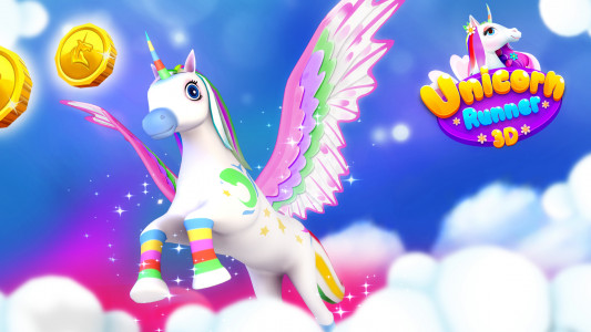 اسکرین شات 8 بازی Unicorn Runner 3D - Super Magical Runner Adventure