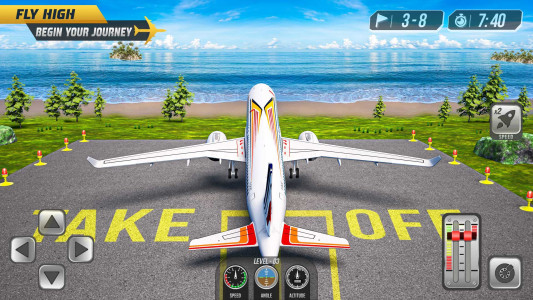 اسکرین شات 3 بازی Airplane Simulator Plane Games