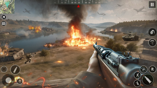 اسکرین شات 2 بازی Call of WW2: Heroes Fps Duty