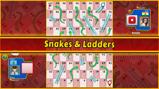 اسکرین شات 3 بازی Snakes and Ladders: Snake Game