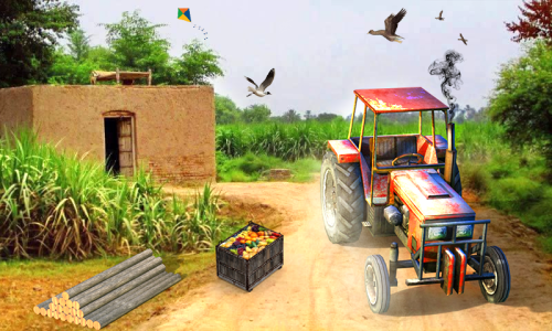 اسکرین شات 2 بازی Farming Tractor Real Simulator