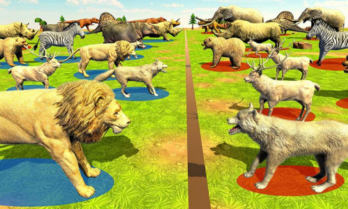 اسکرین شات 1 بازی Wild Animals Kingdom Battle