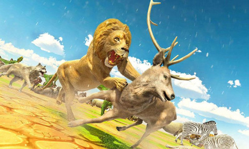 اسکرین شات 6 بازی Wild Animals Kingdom Battle