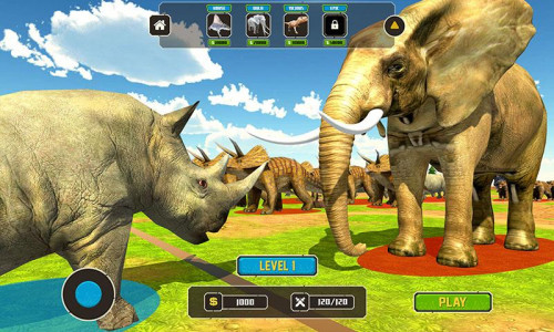 اسکرین شات 3 بازی Wild Animals Kingdom Battle