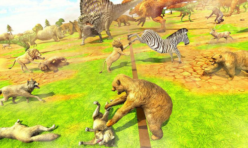 اسکرین شات 4 بازی Wild Animals Kingdom Battle