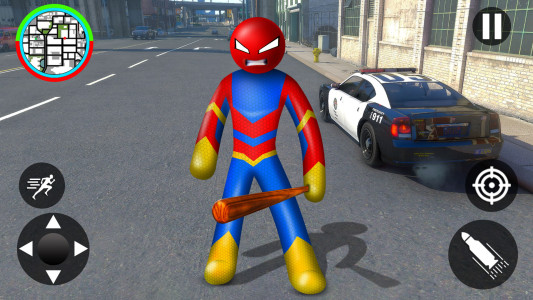 اسکرین شات 6 بازی Merge Rope Hero : Vice Town