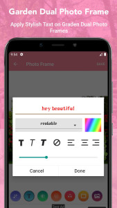 اسکرین شات 4 برنامه Garden Dual Photo Frames