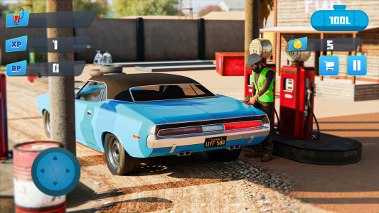 اسکرین شات 1 بازی Car Gas Station Gadi wala Game