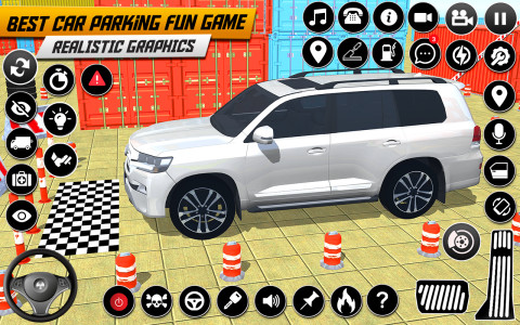 اسکرین شات 5 برنامه Prado Car Parking 3D Games