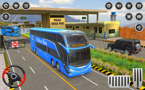 اسکرین شات 6 بازی US Police Bus Simulator Game