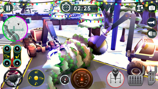 اسکرین شات 4 برنامه Snow Excavator Truck Simulator