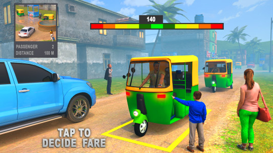 اسکرین شات 4 بازی Rickshaw Game Offline -Tuk Tuk