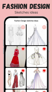 اسکرین شات 4 برنامه Fashion Design: Sketch Ideas
