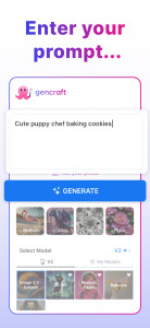 اسکرین شات 2 برنامه Gencraft - AI Art Generator