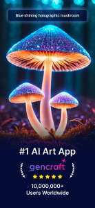 اسکرین شات 1 برنامه Gencraft - AI Art Generator