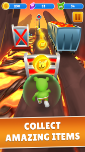 اسکرین شات 4 بازی Gummy Bear Run: Running Games