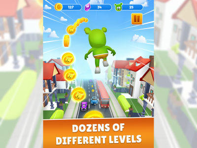 اسکرین شات 5 بازی Gummy Bear Run: Running Games