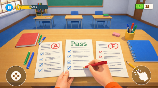 اسکرین شات 2 بازی School Teacher Life Simulator