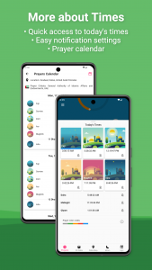 اسکرین شات 3 برنامه Miqat: Prayer Times, Qibla