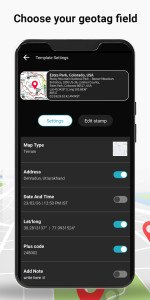 اسکرین شات 3 برنامه GeoTag Camera – GPS Map Stamp