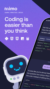 اسکرین شات 1 برنامه Learn Python Coding - Mimo