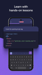 اسکرین شات 3 برنامه Learn Python Coding - Mimo