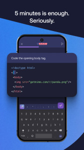 اسکرین شات 5 برنامه Learn Python Coding - Mimo