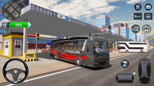 اسکرین شات 1 برنامه Bus Simulator : 3D Bus Games