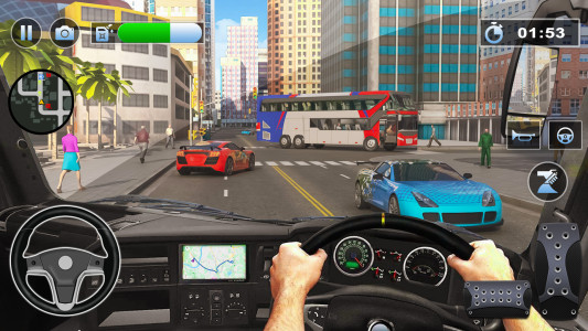 اسکرین شات 5 برنامه Bus Simulator : 3D Bus Games