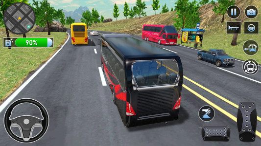 اسکرین شات 2 برنامه Bus Simulator : 3D Bus Games