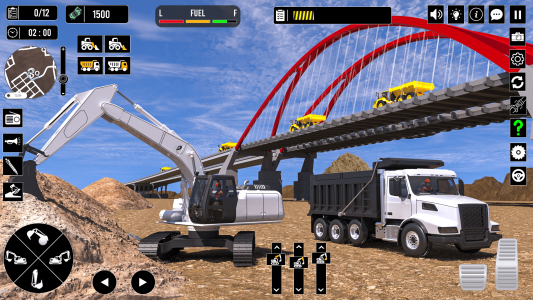 اسکرین شات 1 برنامه Construction Game: Truck Games