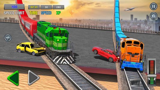 اسکرین شات 2 برنامه Railroad Train Simulator Games