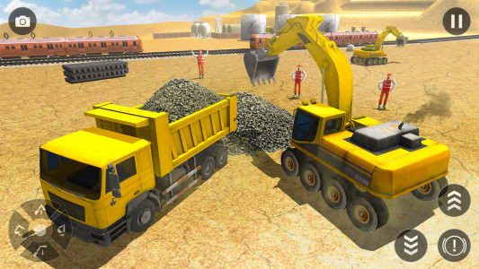 اسکرین شات 4 برنامه JCB Wala Game | Train Station