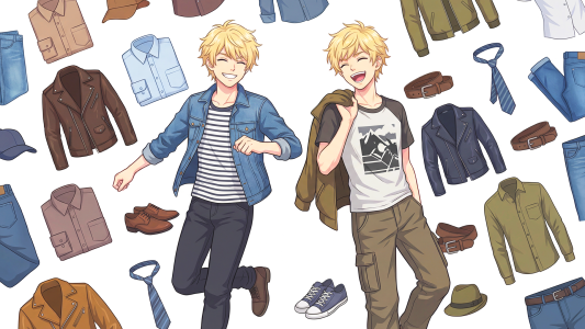 اسکرین شات 2 بازی Anime Boy Dress Up Games