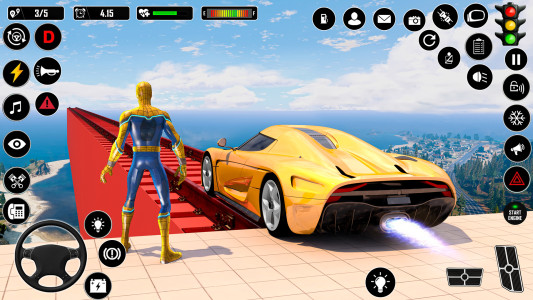 اسکرین شات 2 بازی Car Stunt Games - GT Mega Ramp