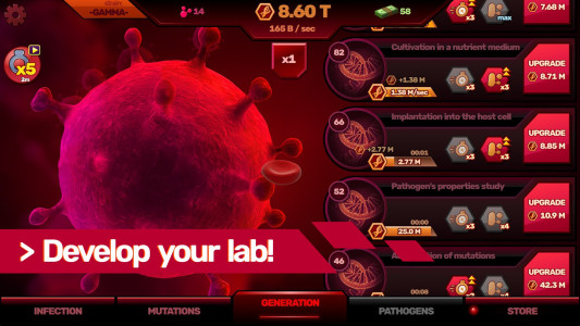 اسکرین شات 5 بازی Patient Zero: Virus Simulator