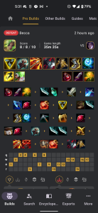اسکرین شات 3 برنامه LoL Catalyst: Builds for LoL