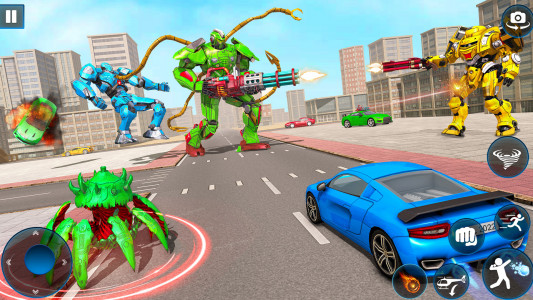 اسکرین شات 3 بازی Octopus Robot Truck Game 2025