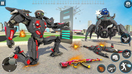 اسکرین شات 1 بازی Octopus Robot Truck Game 2025
