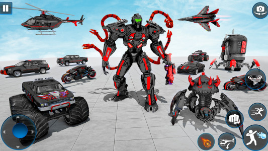 اسکرین شات 5 بازی Octopus Robot Truck Game 2025
